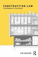 Construction Law: From Beginner to Practitioner