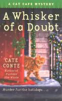 Whisker of a Doubt: A Cat Cafe Mystery