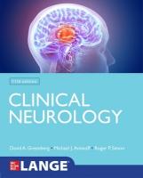 Lange Clinical Neurology 11th edition