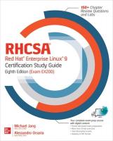 RHCSA Red Hat Enterprise Linux 9 Certification Study Guide, Eighth Edition  (Exam EX200) 8th edition