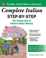 Complete Italian Step-by-Step Bilingual edition