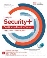 CompTIA Securityplus Certification Practice Exams, Fourth Edition (Exam SY0-601) 4th edition
