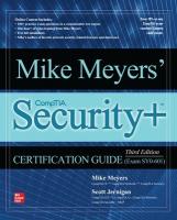 Mike Meyers' CompTIA Securityplus Certification Guide, Third Edition (Exam  SY0-601) 3rd edition