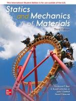 ISE Statics and Mechanics of Materials 3rd edition