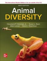 ISE Animal Diversity 9th edition