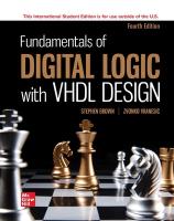 Fundamentals of Digital Logic with VHDL Design ISE 4th edition