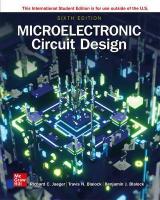 Microelectronic Circuit Design ISE 6th edition