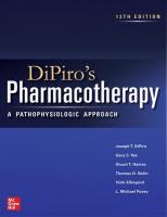 DiPiro's Pharmacotherapy: A Pathophysiologic Approach, Twelfth Edition 12th edition