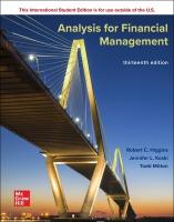 Analysis for Financial Management ISE 13th edition