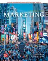 Marketing ISE 16th edition