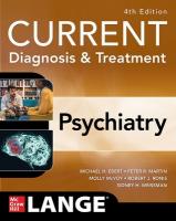 CURRENT Diagnosis & Treatment: Psychiatry 4th edition