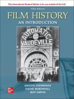 Film History: An Introduction ISE 5th edition