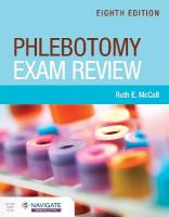Phlebotomy Exam Review 8th edition