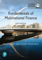 Fundamentals of Multinational Finance, Global Edition 6th edition