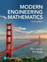 Modern Engineering Mathematics 6th edition