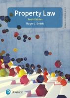 Property Law 10th edition