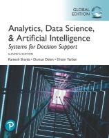 Analytics, Data Science, & Artificial Intelligence: Systems for Decision  Support, Global Edition 11th edition