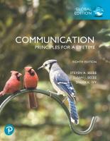 Communication: Principles for a Lifetime, Global Edition 8th edition