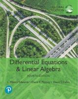Differential Equations and Linear Algebra, Global Edition 4th edition
