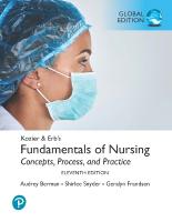 Kozier & Erb's Fundamentals of Nursing, Global Edition 11th edition