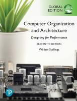 Computer Organization and Architecture, Global Edition 11th edition
