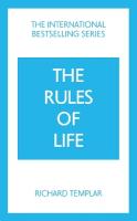 Rules of Life: A personal code for living a better, happier, more successful  kind of life 5th edition