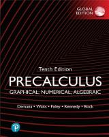 Precalculus: Graphical, Numerical, Algebraic, Global Edition 10th edition