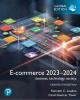 E-commerce 20232024: business. technology. society., Global Edition 18th edition