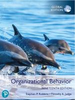 Organizational Behavior, Global Edition 19th edition