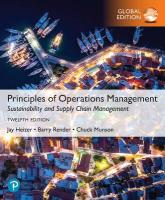 Principles of Operations Management: Sustainability and Supply Chain  Management, Global Edition 12th edition