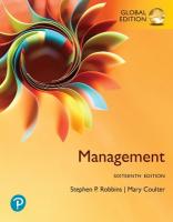 Management -- Global Edition 16th edition