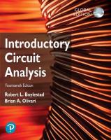 Introductory Circuit Analysis, Global Edition 14th edition