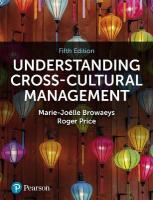 Understanding Cross Cultural Management 5th edition