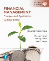 Financial Management: Principles and Applications, Updated Edition, Global  Edition 14th edition