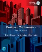 Business Math -- Global Edition 12th edition