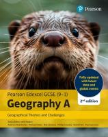 Pearson Edexcel GCSE Geography A - Geographical Themes and Challenges  Student Book (2nd edition) 2nd edition