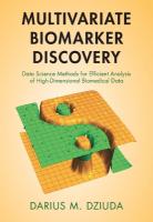 Multivariate Biomarker Discovery: Data Science Methods for Efficient Analysis of High-Dimensional Biomedical  Data