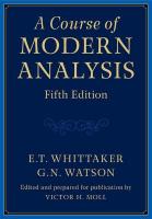 Course of Modern Analysis 5th Revised edition