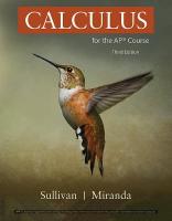 Calculus for the AP® Course 3rd ed. 2020