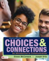 Choices & Connections: An Introduction to Communication Fourth Edition