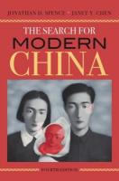 Search for Modern China Fourth Edition