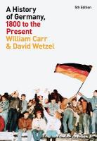 History of Germany, 1800 to the Present 5th edition