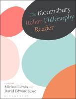 Bloomsbury Italian Philosophy Reader