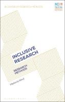 Inclusive Research: Research Methods