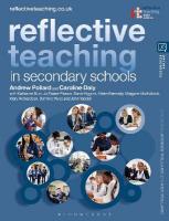 Reflective Teaching in Secondary Schools 6th edition
