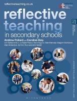 Reflective Teaching in Secondary Schools 6th edition