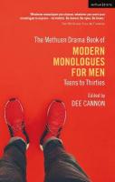 Methuen Drama Book of Modern Monologues for Men: Teens to Thirties