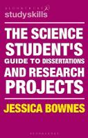 Science Student's Guide to Dissertations and Research Projects