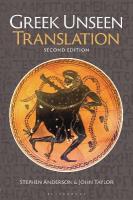 Greek Unseen Translation 2nd edition