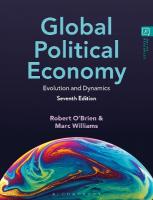 Global Political Economy: Evolution and Dynamics 7th edition